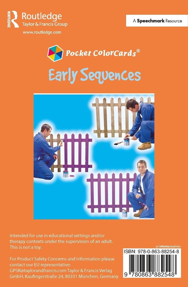Early Sequences: Colorcards 1st Edition by Speechmark (English) Cards Book