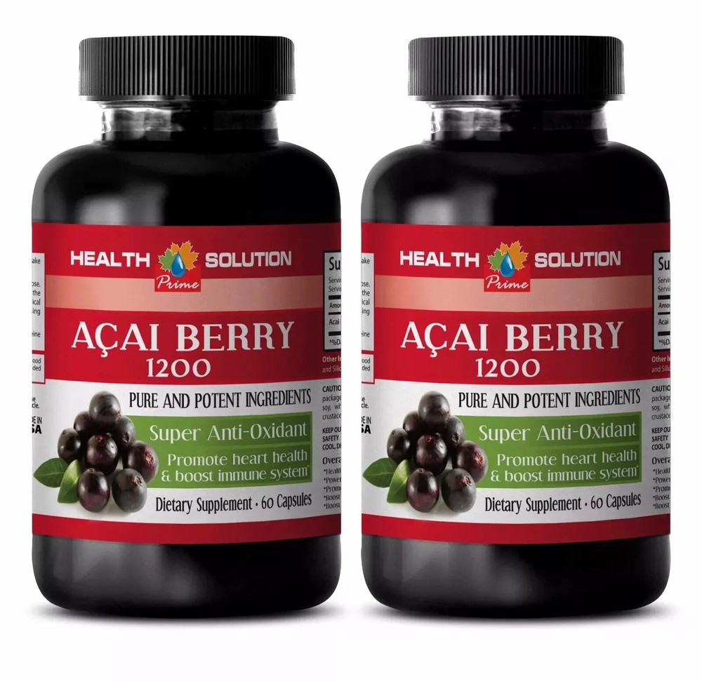 Vitality-boosting treat - ACAI BERRY - Digestive system soother 2 Bottles 120C