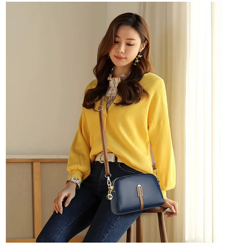 Genuine Leather Designer Crossbody Bag