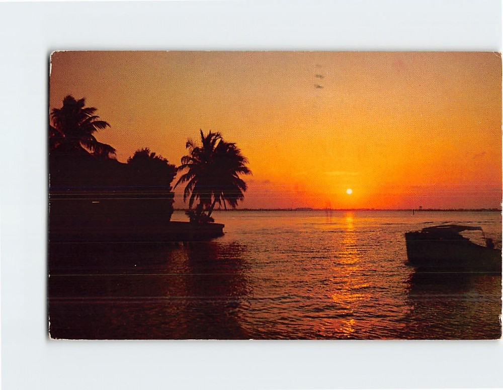 Postcard Florida Sunset Florida USA