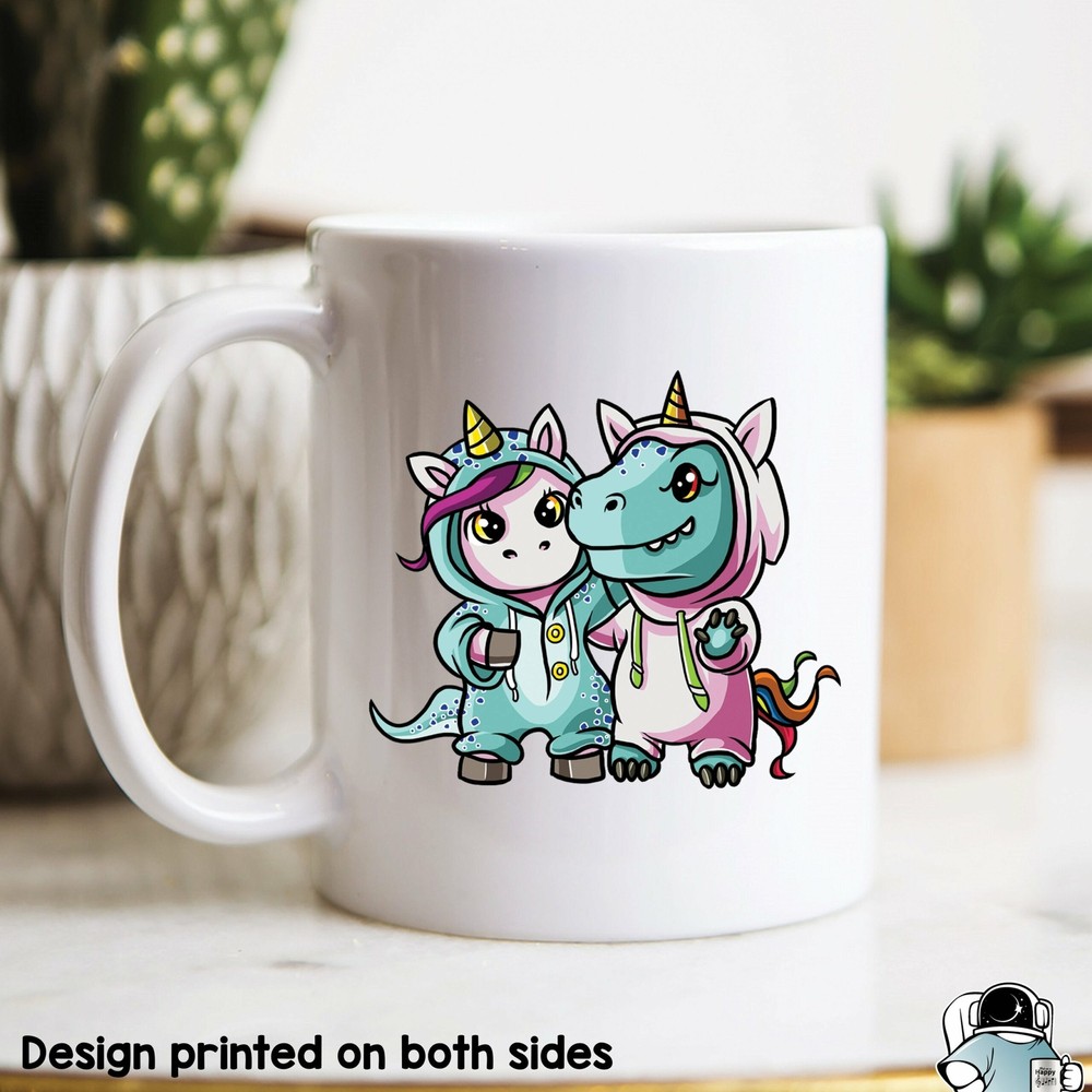 Unicorn And T Rex Mug Unicorn Mug Best Friends Mug Friend Gift Unicorn Coffee