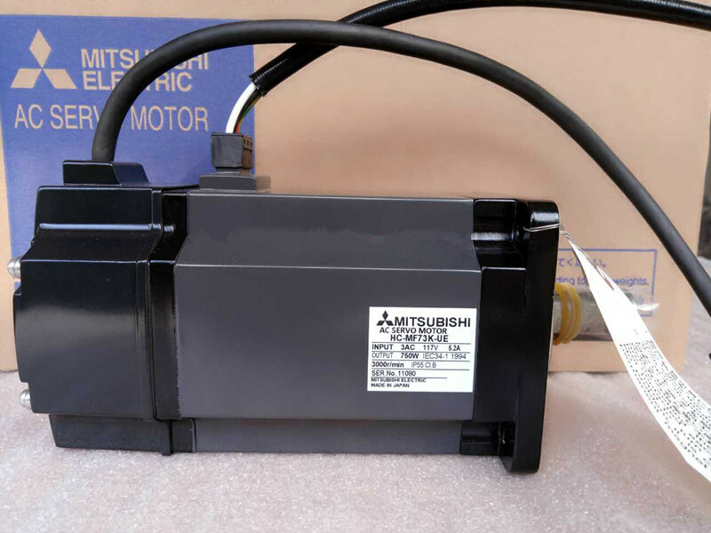 1Pcs New Original Mitsubishi Ac Servo Motor Hc-Mf73K-Ue