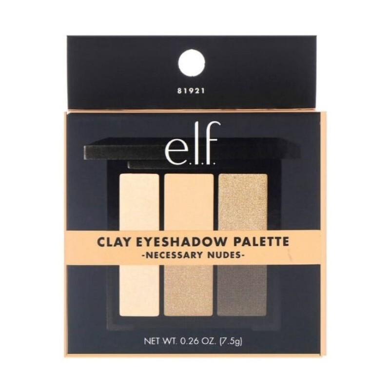ELF CLAY Eyeshadow PALETTE ~ NECESSARY NUDES ~ Rare, DIscontinued NEW in BOX