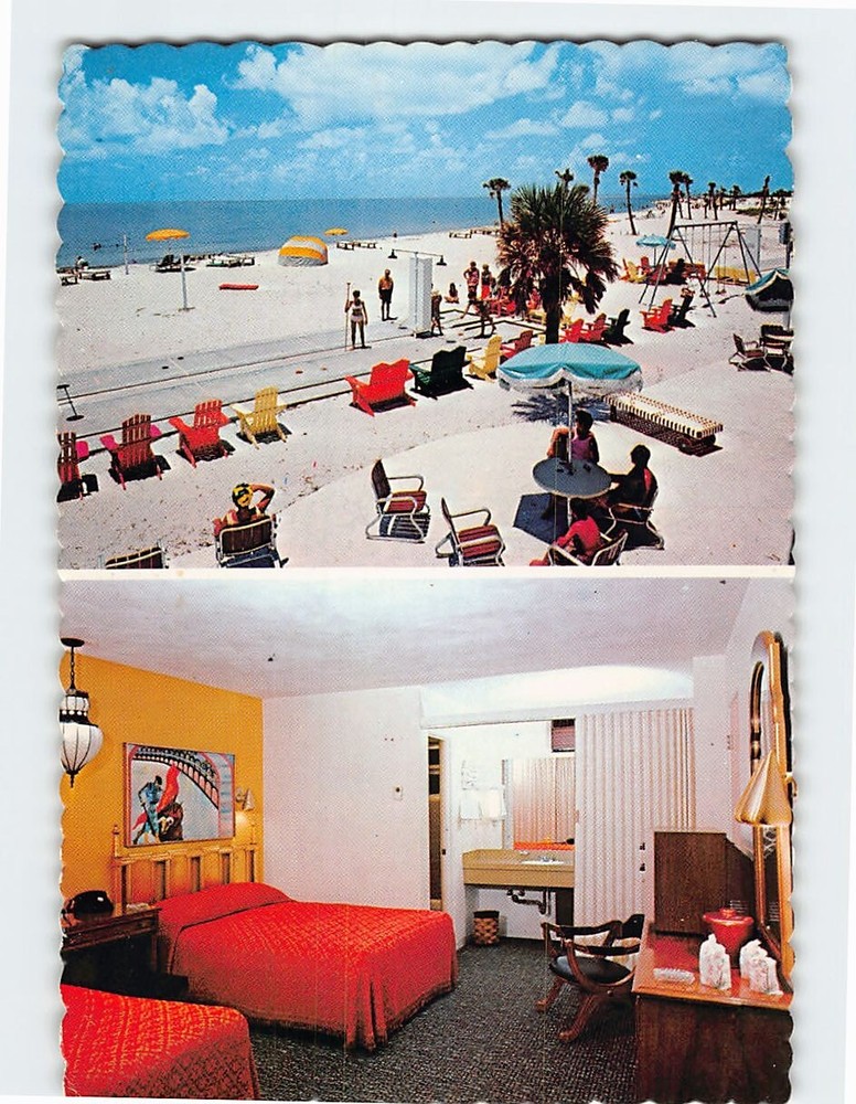 Postcard Buccaneer Resort Motel St. Petersburg Florida USA