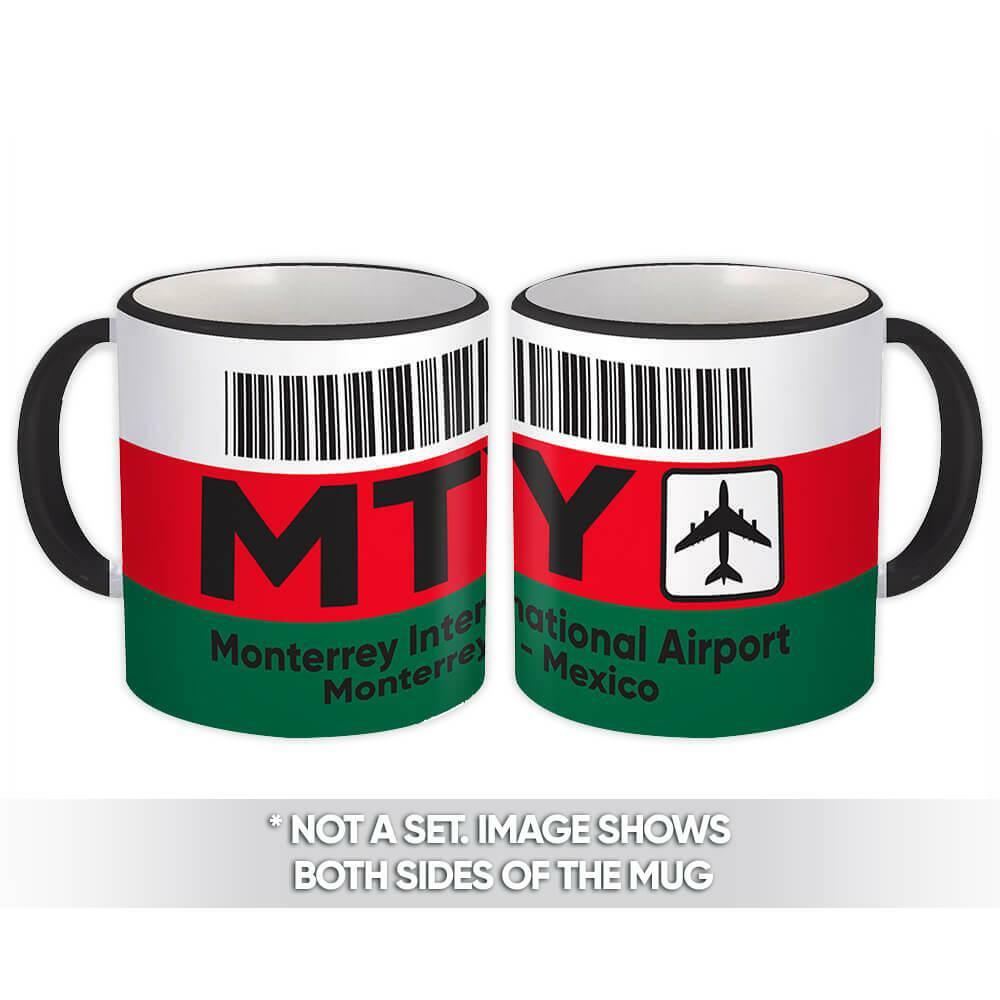 Gift Mug : Mexico Monterrey Airport MTY Travel Airline Pilot AIRPORT