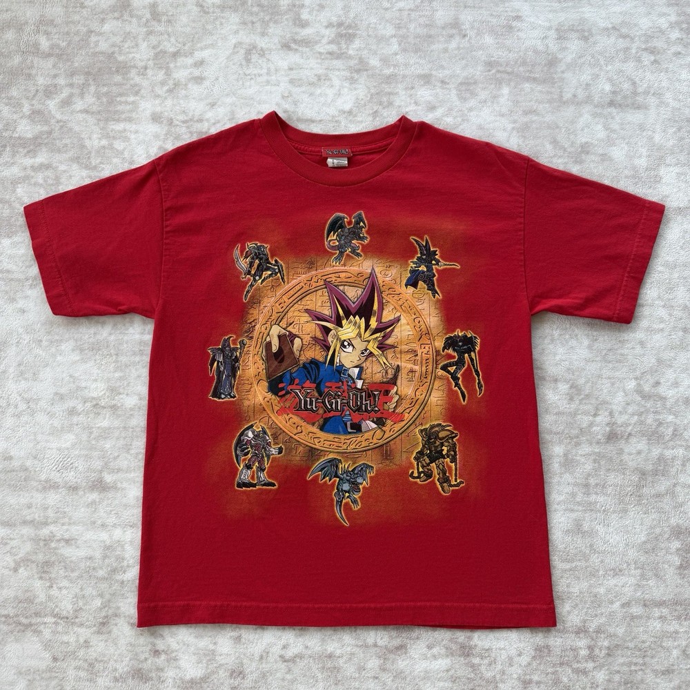 Vintage Yu-Gi-Oh! Yugioh Anime Trading Card Game T-Shirt Youth Size XL