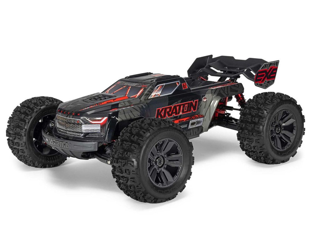 Arrma Kraton 6S EXB BLX RTR 1/8 4WD Brushless Speed Truck (Black) (V6)w/SLT3 2.4GHz Radio