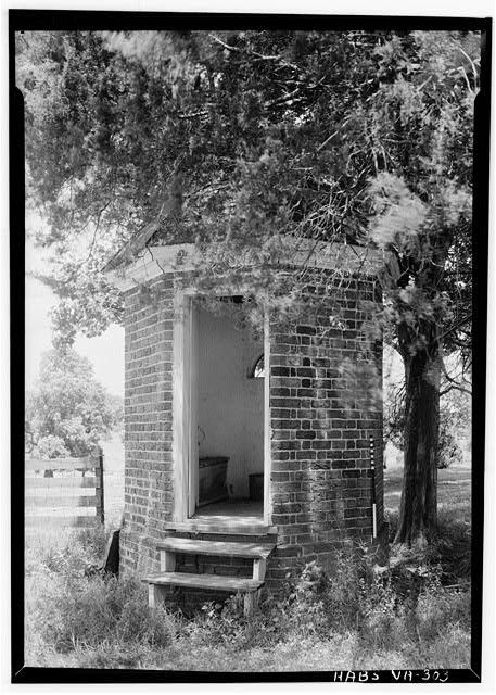 2. Outbuilding west house - Poplar Forest, Privies, State Route 661, Forest,