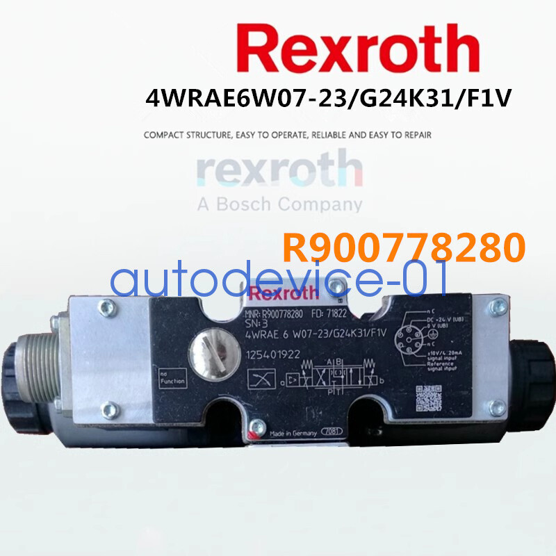 1pcs New Rexroth Proportional Valve R900778280 4WRAE6W07-23/G24K31/F1V DHL/FedEx