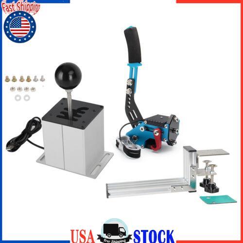 USB Handbrake with L Clip and 6+R H Shifter for Logitech G25  Steering Wheel EE