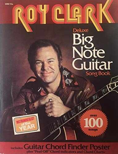 Roy Clark Deluxe Big Note Guitar Song - Paperback, by Clark Roy - Acceptable