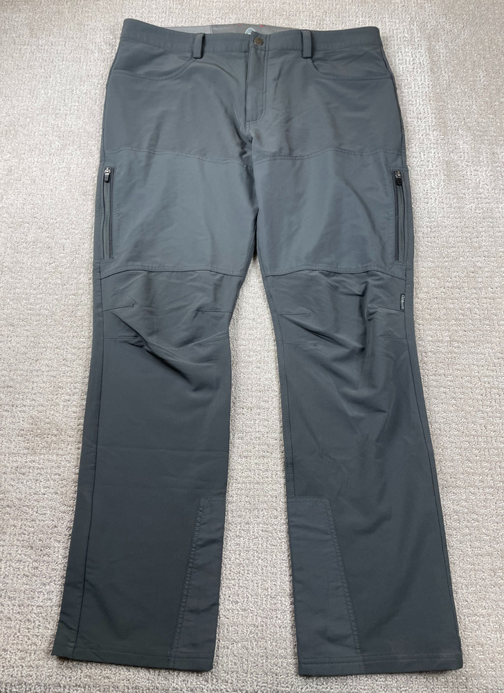 Club Ride Fat Jack Pants Mens XL Gray Utility Stretch Mountain Bike Outdoor Gorp