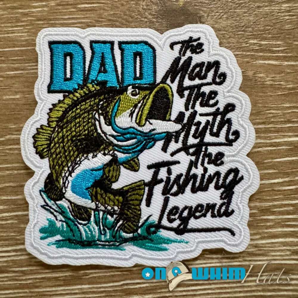 Fishing Legend Iron-On Patch