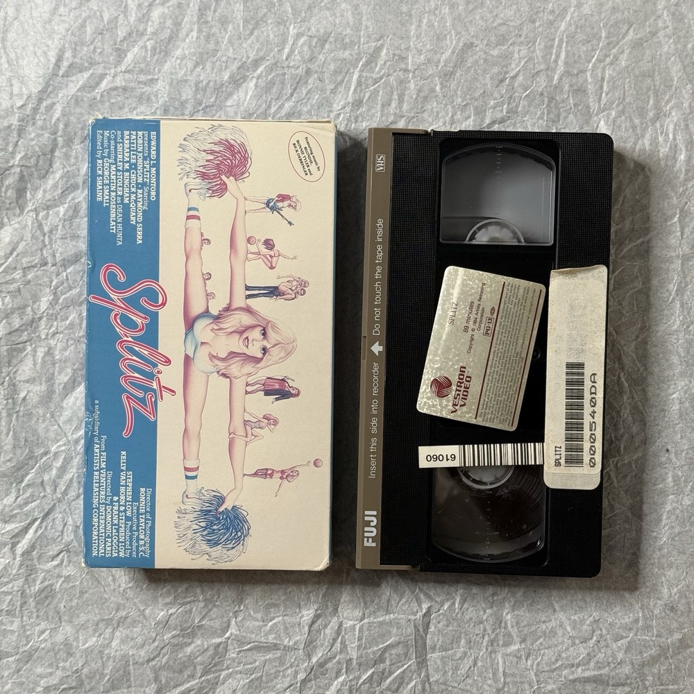 Rare Vintage VHS “Splitz” (1984 ) / Vestron Video - Cult Comedy!