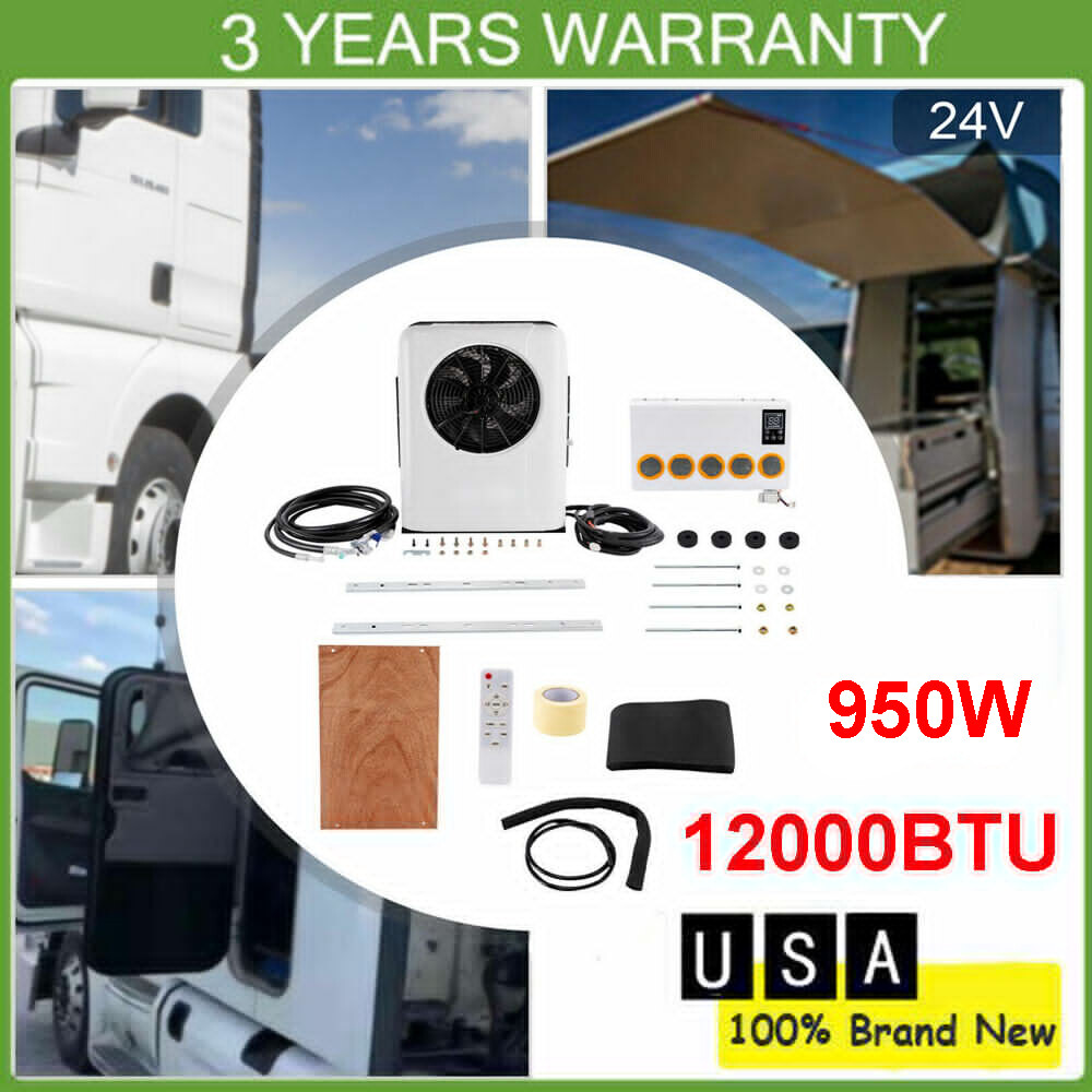 24V Split AC for Trucks RVs and Buses 12000 BTU Cooling