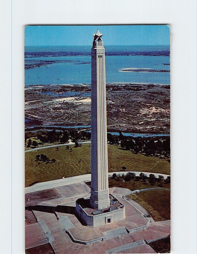 Postcard San Jacinto Museum & Monument near Houston Texas USA