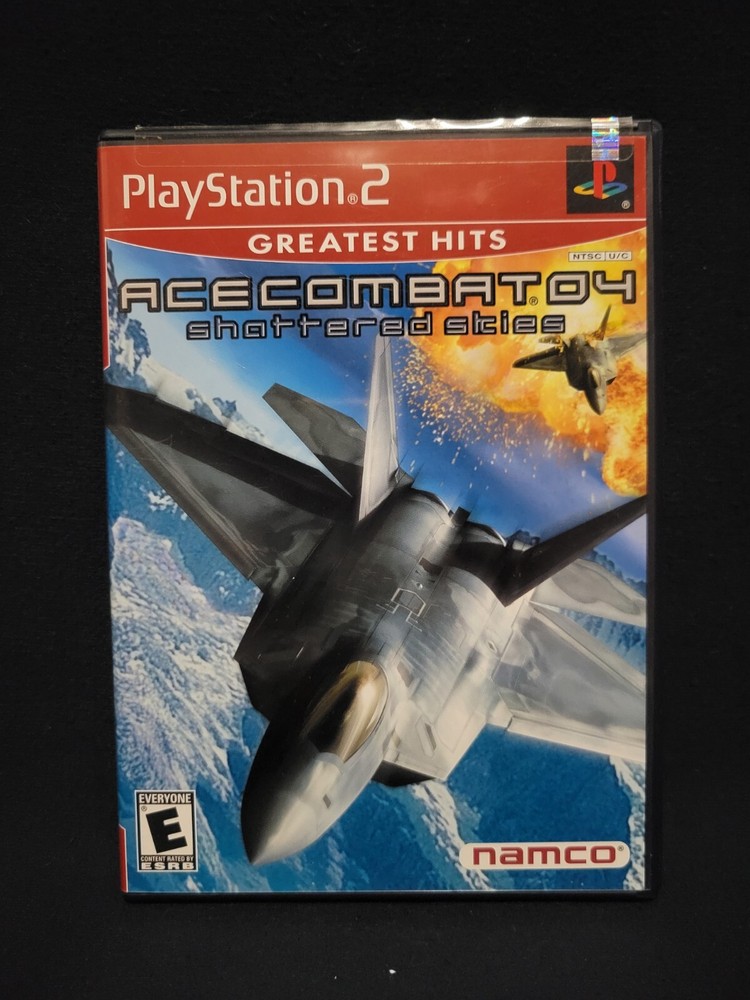 ACE COMBAT 4 SHATTERED SKIES PS2 Game Complete with Manual-image