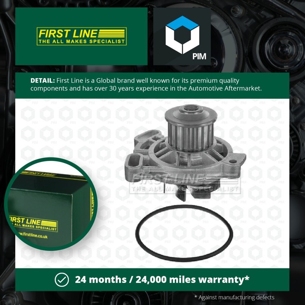 Water Pump fits VW CARAVELLE Mk4 2.4D 91 to 98 Coolant Firstline 023121004 New