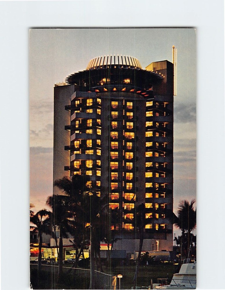 Postcard Pier 66 Luxury Hotel Intracoastal Waterway Fort Lauderdale Florida USA