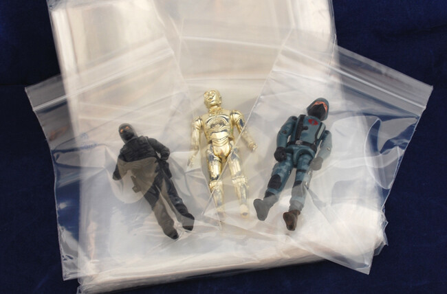 Star Wars Acid Free Premium Grade x200 Storage Bags for GI Joe & Action Figures-image