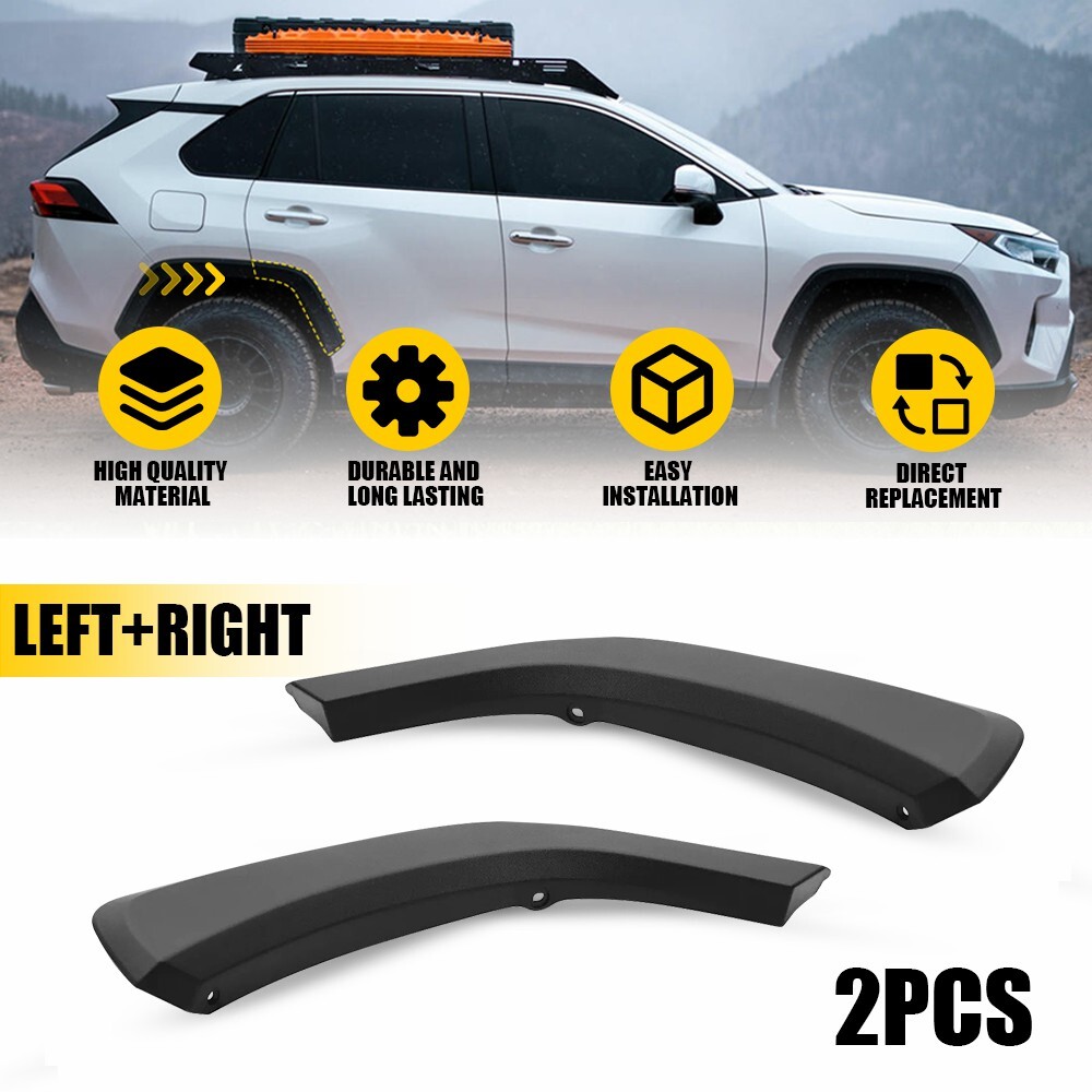 Rear Wheel Fender Flare Trim Molding Left Right Side For 2019-2024 Toyota RAV4 I