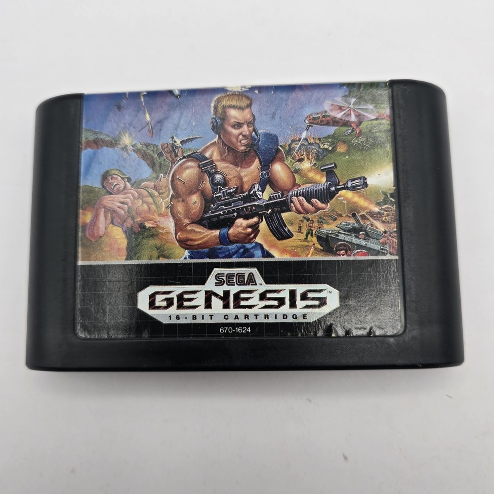 Mercs Sega Genesis 1991 Game Cartridge
