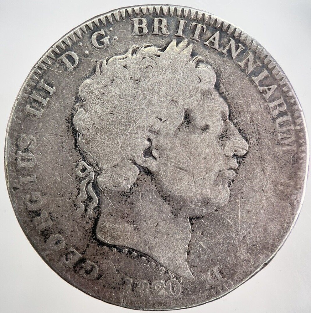 1820 George III Silver Crown Coin | Collectible Grade A3929