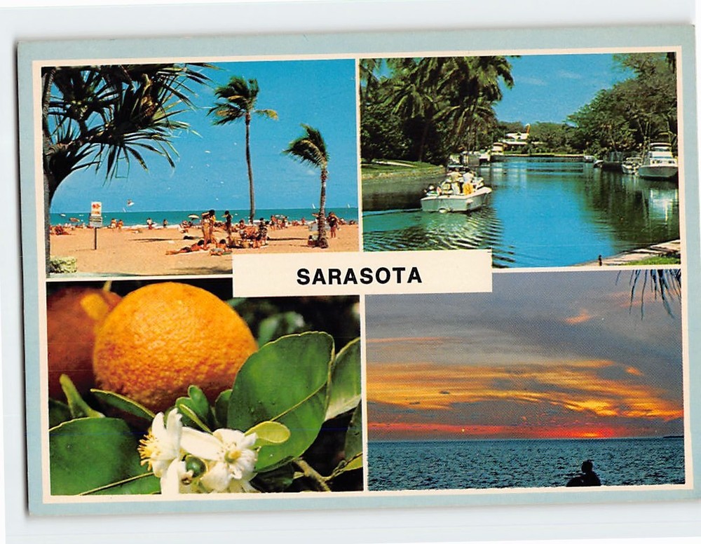 Postcard Sarasota Florida USA