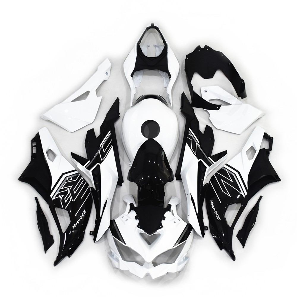 White Black Injection Fairing Kit For Kawasaki ZX4RR 2023-2025 /ZX25R 2020-2023