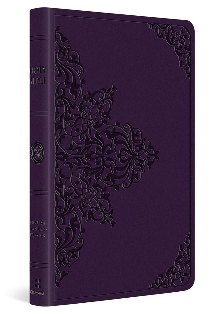 ESV Large Print Value Thinline Bible (Trutone, Lavender, Filigree Design)