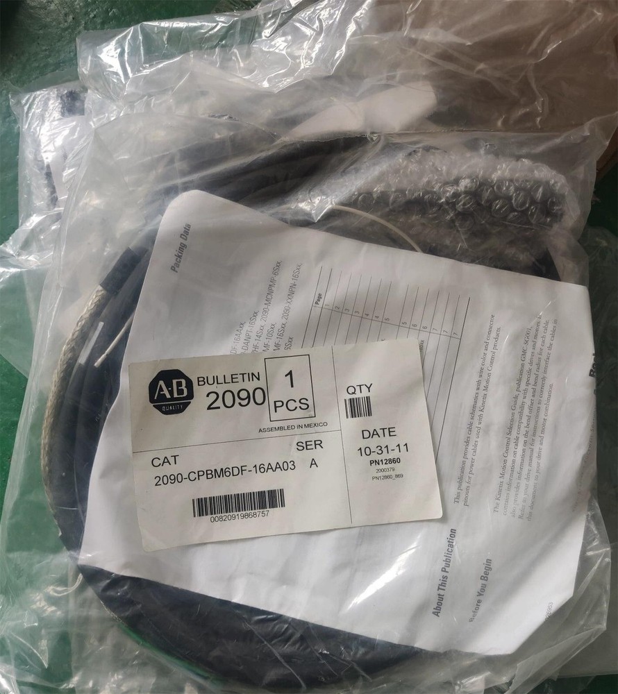 Allen-Bradley   2090-Cpbm6Df-16Aa03  Cable . New In Bag .Dhl/Ups