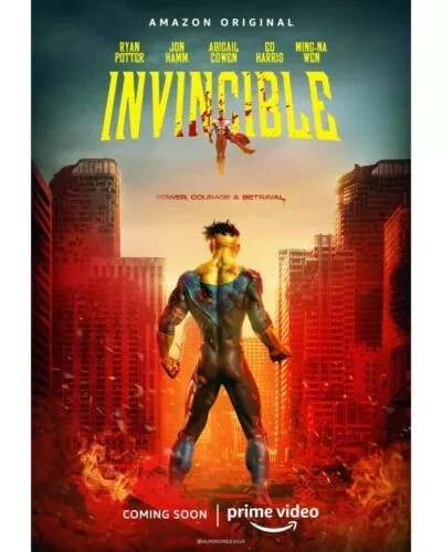 INVINCIBLE Poster Wall Art Home Decor Print