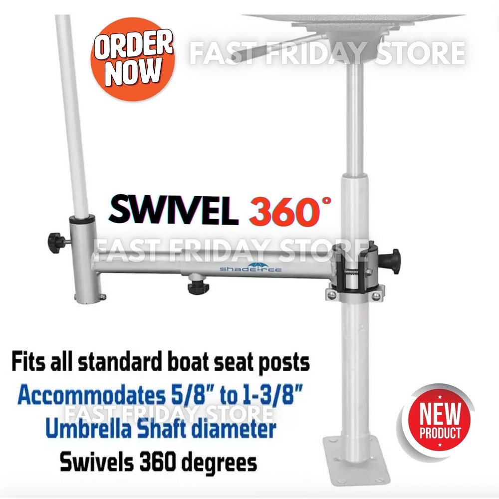 Shade Umbrella Holder for Fishing Boat Seat Post Millennium Side Kick Net Holder