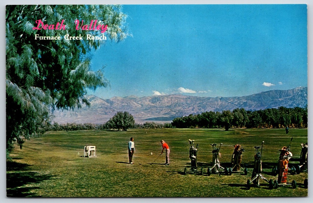 Postcard Furnace Creek Ranch, Death Valley National Monument California Unposted