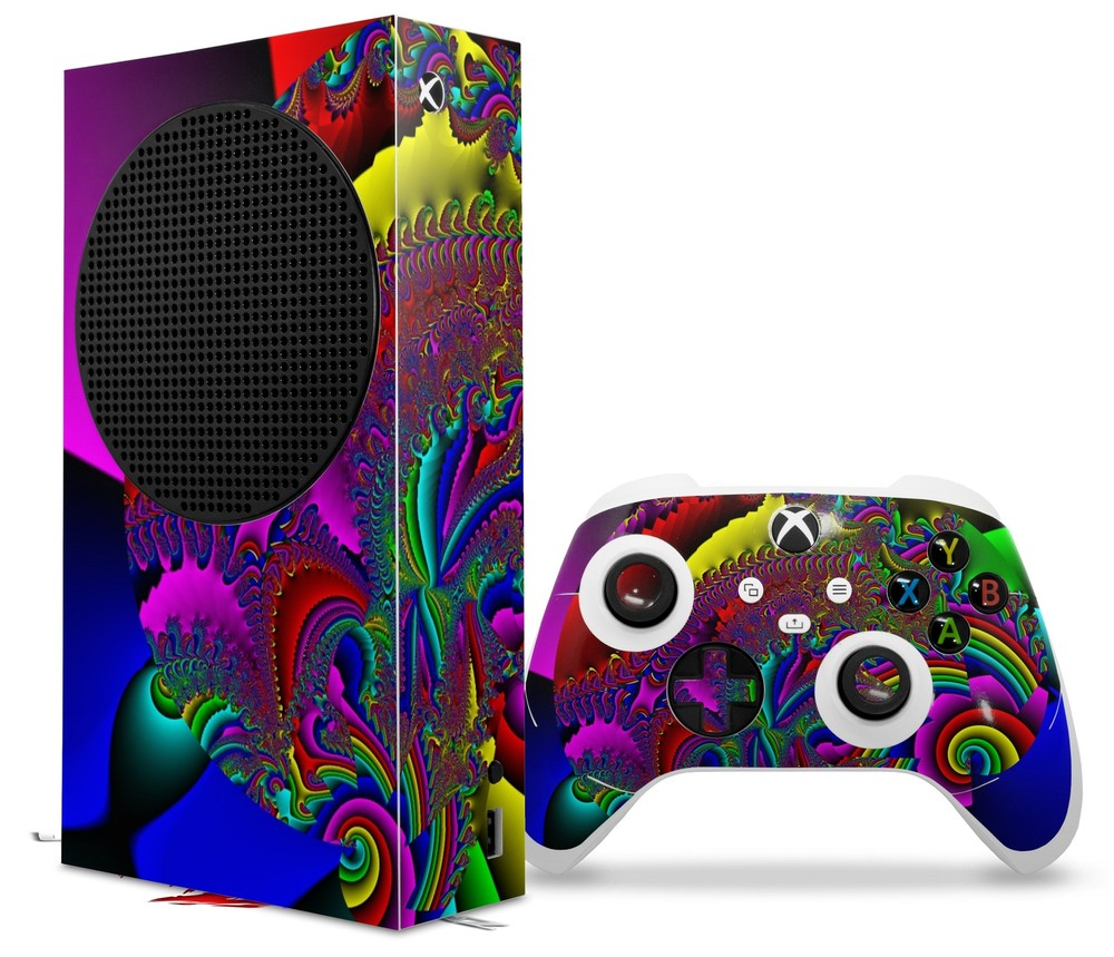 Skins XBOX Series S Console Controller And This Is Your Brain On Drugs