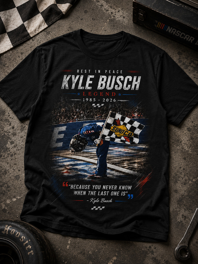 Kyle Busch Tribute Tee, Legend Memorial Tee