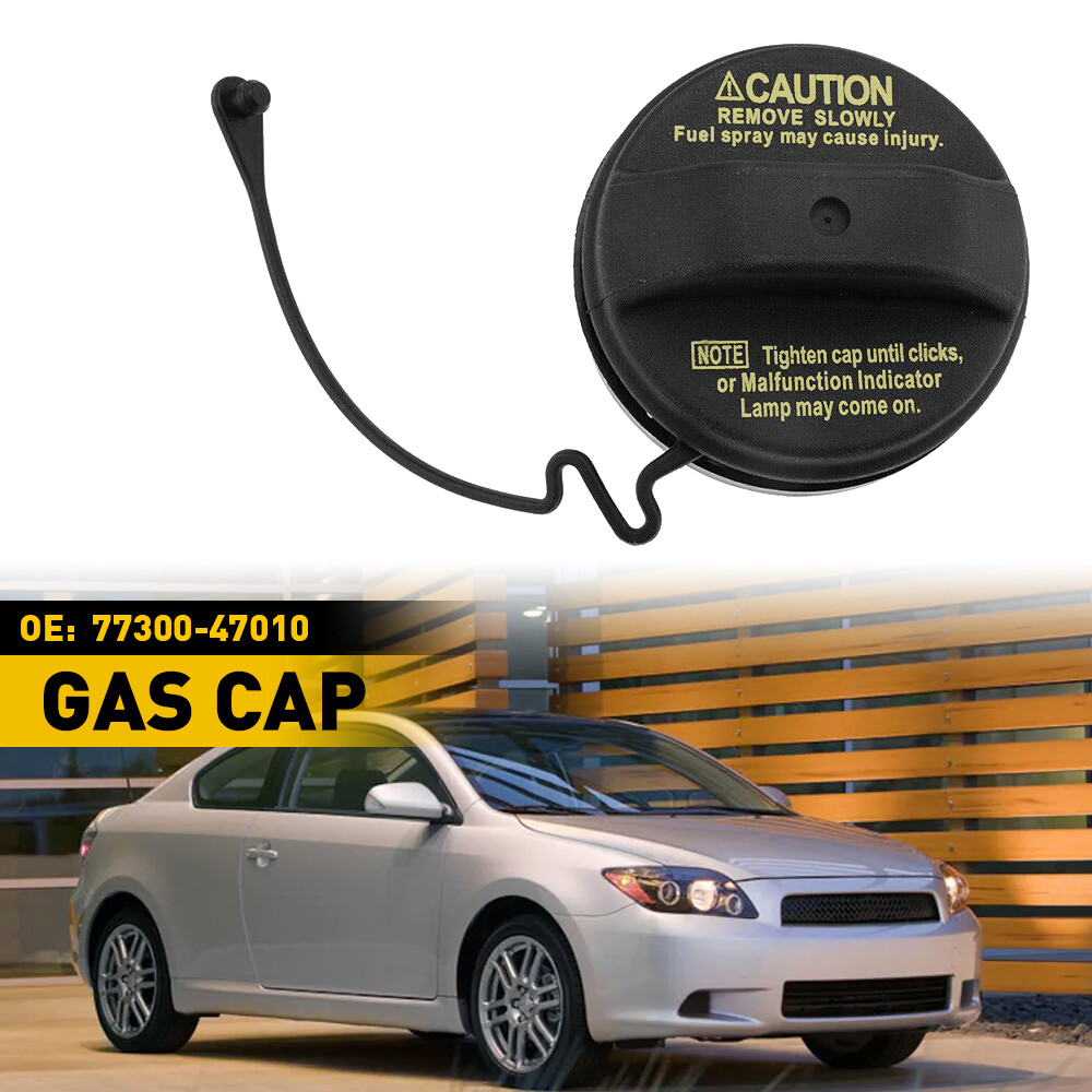 Fuel Gas Tank Filler Lid Door Cap Cover Gas Cap Black For 2005-2010 Scion tC