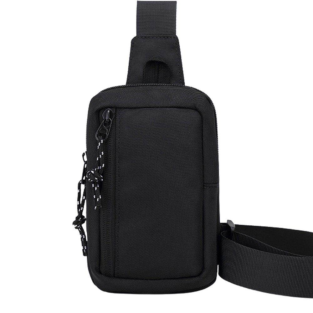 Men's Black Sling Bag - Crossbody Travel Sports Backpack