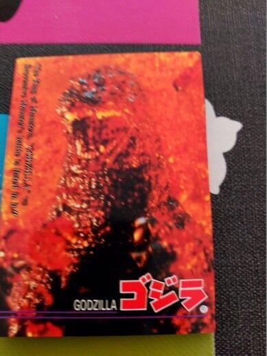 GODZILLA TRADING CARD MADE IN JAPAN