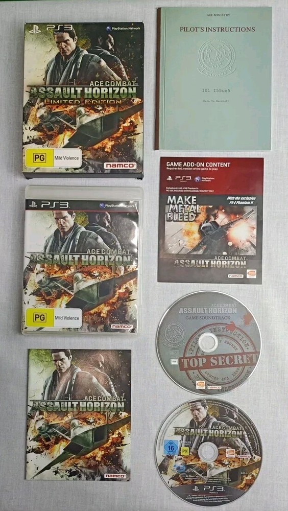 Ace Combat Assault Horizon Limited Edition PS3 Boxed Game, Soundtrack & Extras-image