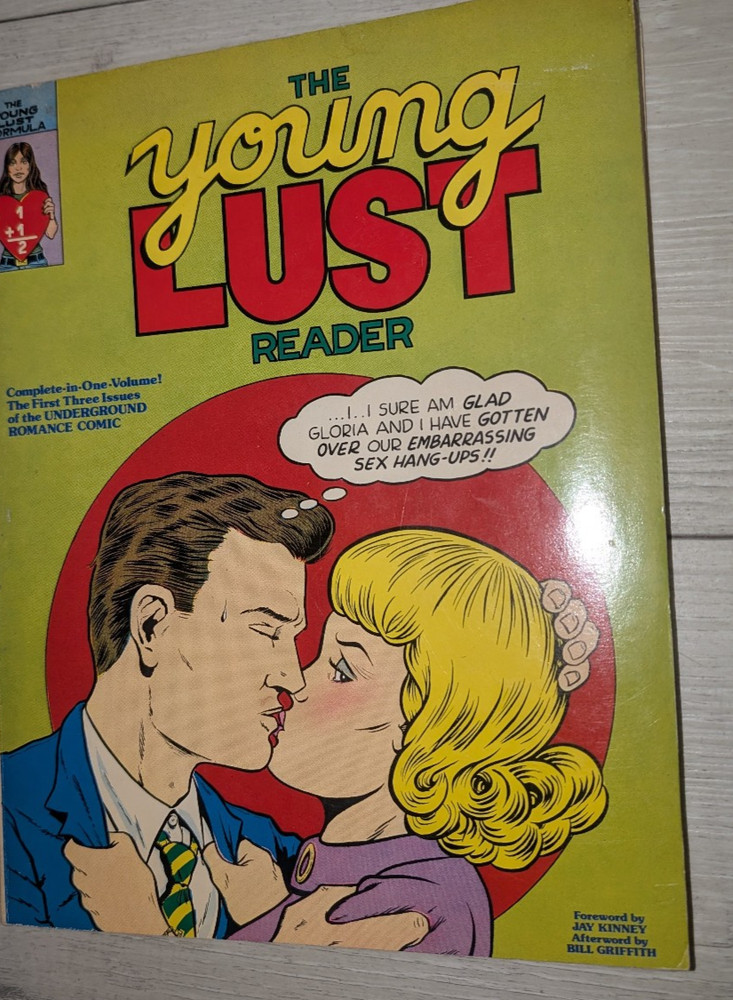 Vintage Book Jay Kinney, Bill Griffith / The Young Lust Reader 1st Edition 1974