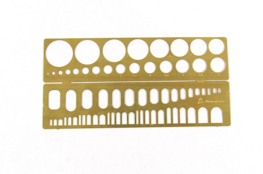 Photo-etched detailing set for Stencil for applying riveting, type 3