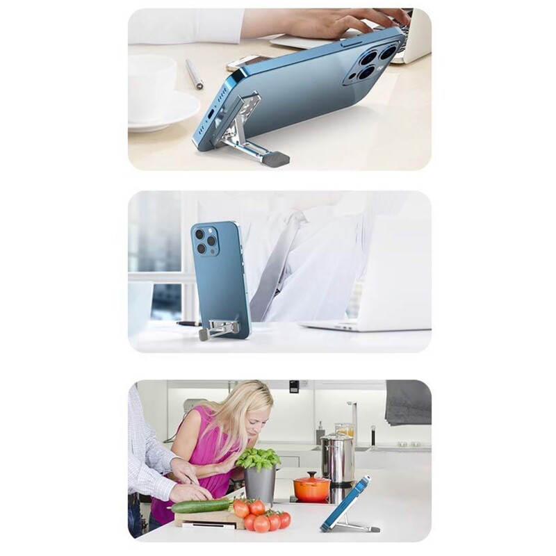 Hands-free Alloy Tabletop Stand for Easy Viewing