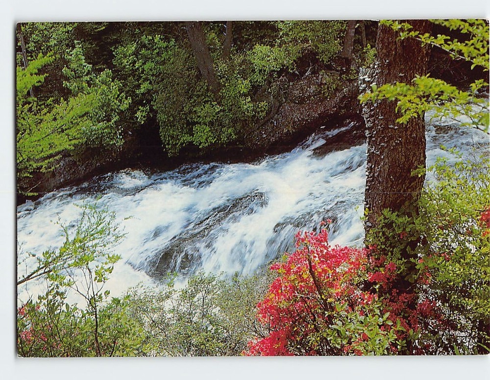 Postcard Ryuzu Falls Nikko Japan