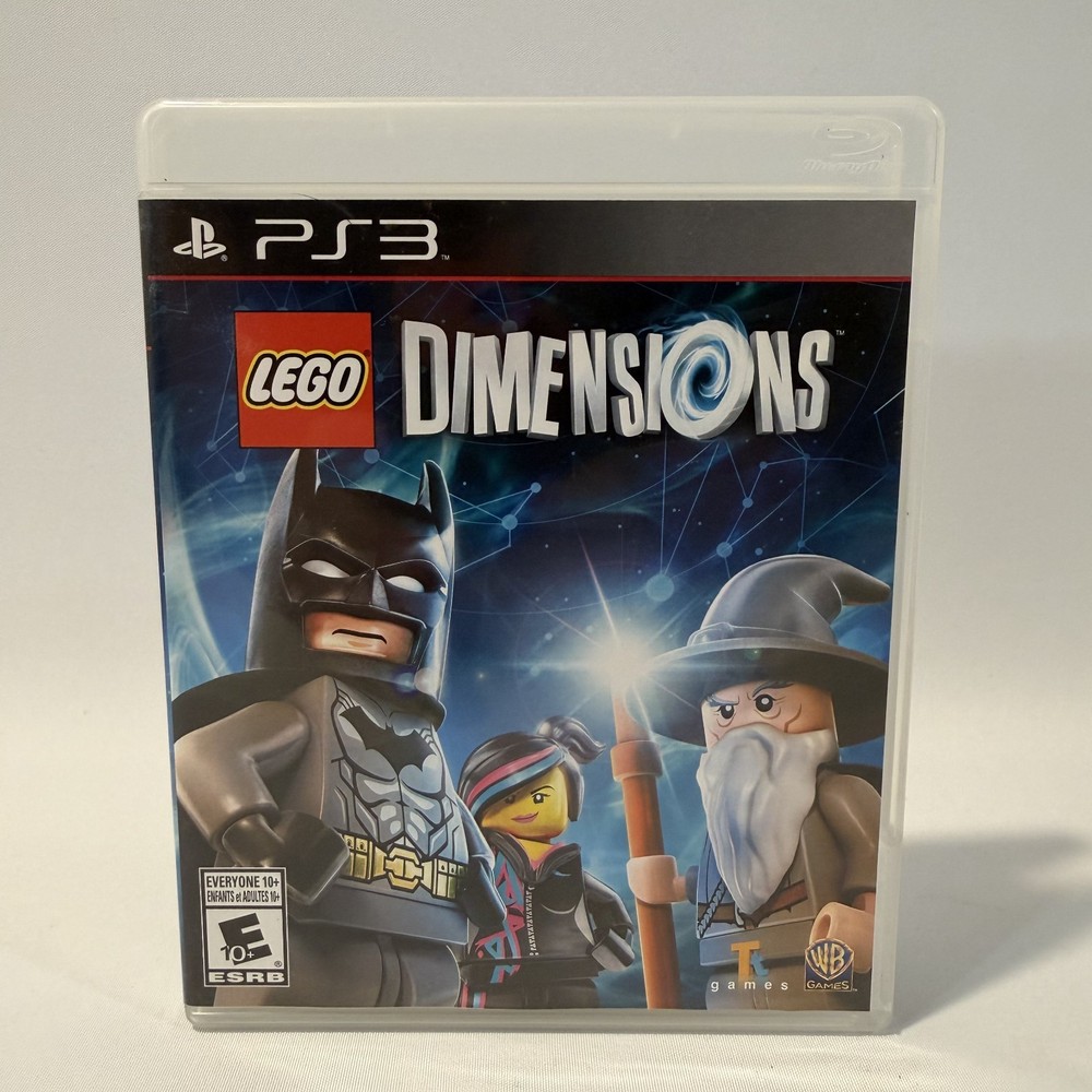 LEGO Dimensions PS3 Warner Bros Toys to Life Action Adventure Video Game CIB
