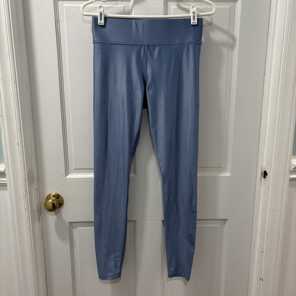 Carbon38 Takara Shine Leggings Size M Full Length Regular Rise Blue NWOT