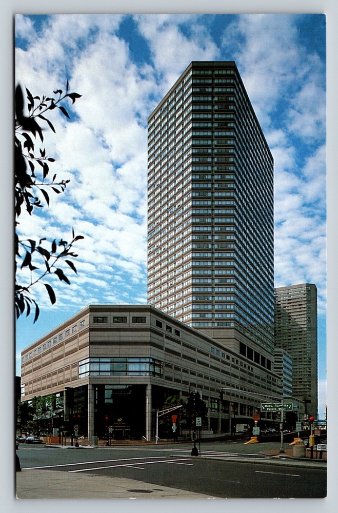Westin Hotel Copley Place BOSTON MA Street View VINTAGE Postcard