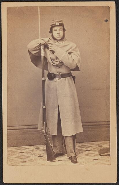 Unidentified soldier of Co. F, 23rd Massachusetts Infantry Regiment,Civil War