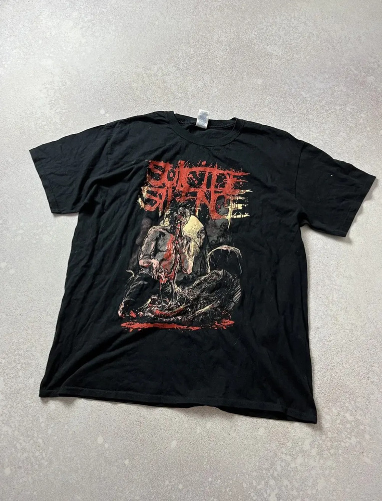 Suicide Silence pull the trigger bitch band tee
