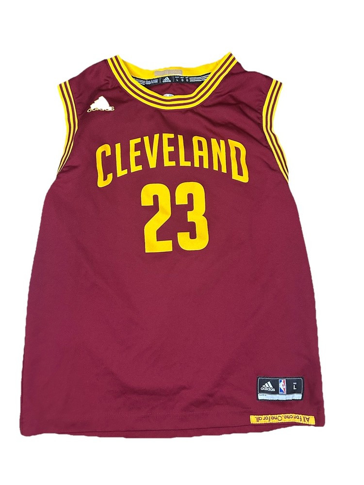 Adidas Cleveland Cavaliers LeBron James Jersey #23 Youth Size Large NBA